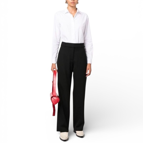 Studio Nicholson Pants - Studio Nicholson EYASI Tech Wool Trouser Pants Black FW23 Size 2 | US 8